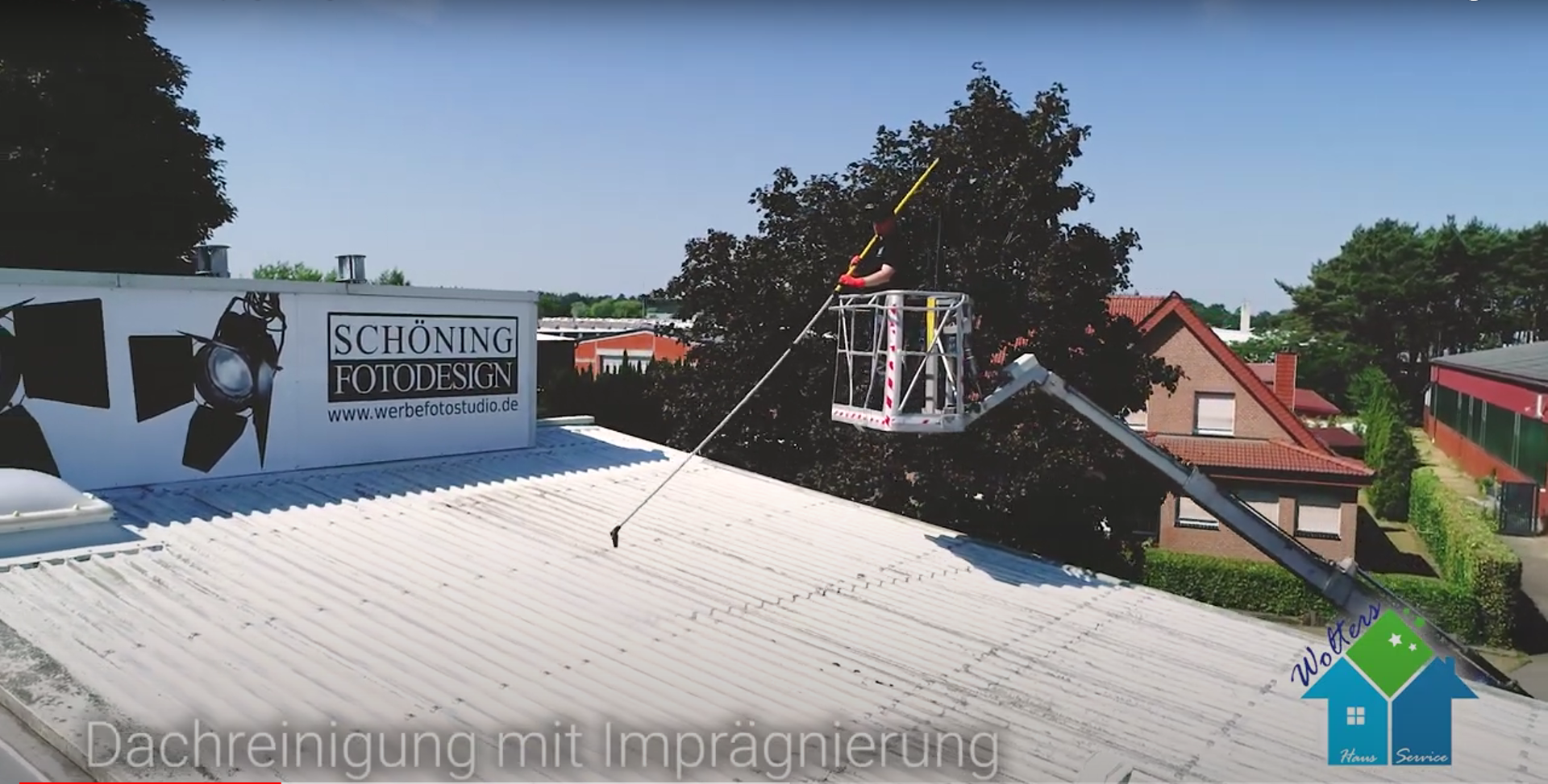 Christian Wolters bei der Facharbeit in Walchum.